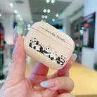 For AirPods Pro 2 Panda Pattern Earbuds Box Frosted TPU Case(Panda Family) - 2