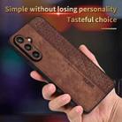 For Samsung Galaxy S24 FE 5G AZNS 3D Embossed Skin Feel Phone Case(Purple) - 3