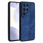 For Samsung Galaxy S25 Ultra 5G AZNS 3D Embossed Skin Feel Phone Case(Sapphire Blue) - 1