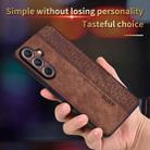 For Samsung Galaxy S25+ 5G AZNS 3D Embossed Skin Feel Phone Case(Dark Green) - 3