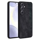 For Samsung Galaxy S25 5G AZNS 3D Embossed Skin Feel Phone Case(Black) - 1