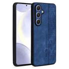 For Samsung Galaxy S25 5G AZNS 3D Embossed Skin Feel Phone Case(Sapphire Blue) - 1