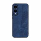 For Samsung Galaxy S25 Edge 5G AZNS 3D Embossed Skin Feel Phone Case(Sapphire Blue) - 2