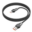 Borofone BU49 Shine 1.2m 5A Intelligent Power-off USB to USB-C / Type-C Charging Data Cable(Black) - 3