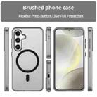 For Samsung Galaxy S24 5G MagSafe Frosted Translucent TPU + PC Full Coverage Phone Case(Black) - 2