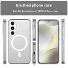 For Samsung Galaxy S24 5G MagSafe Frosted Translucent TPU + PC Full Coverage Phone Case(White) - 2