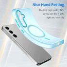 For Samsung Galaxy S24 5G MagSafe Frosted Translucent TPU + PC Full Coverage Phone Case(Blue) - 3