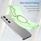 For Samsung Galaxy S24 5G MagSafe Frosted Translucent TPU + PC Full Coverage Phone Case(Green) - 3