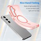 For Samsung Galaxy S24 5G MagSafe Frosted Translucent TPU + PC Full Coverage Phone Case(Red) - 3