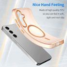 For Samsung Galaxy S24 5G MagSafe Frosted Translucent TPU + PC Full Coverage Phone Case(Orange) - 3