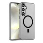 For Samsung Galaxy S24+ 5G MagSafe Frosted Translucent TPU + PC Full Coverage Phone Case(Black) - 1