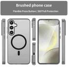 For Samsung Galaxy S24+ 5G MagSafe Frosted Translucent TPU + PC Full Coverage Phone Case(Black) - 2