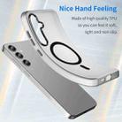 For Samsung Galaxy S24+ 5G MagSafe Frosted Translucent TPU + PC Full Coverage Phone Case(Black) - 3