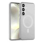 For Samsung Galaxy S24+ 5G MagSafe Frosted Translucent TPU + PC Full Coverage Phone Case(White) - 1