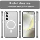 For Samsung Galaxy S24+ 5G MagSafe Frosted Translucent TPU + PC Full Coverage Phone Case(White) - 2