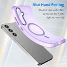 For Samsung Galaxy S24+ 5G MagSafe Frosted Translucent TPU + PC Full Coverage Phone Case(Dark Purple) - 3