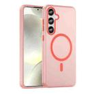 For Samsung Galaxy S24+ 5G MagSafe Frosted Translucent TPU + PC Full Coverage Phone Case(Red) - 1