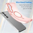 For Samsung Galaxy S24+ 5G MagSafe Frosted Translucent TPU + PC Full Coverage Phone Case(Red) - 3