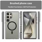 For Samsung Galaxy S24 Ultra 5G MagSafe Frosted Translucent TPU + PC Full Coverage Phone Case(Black) - 2