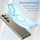 For Samsung Galaxy S24 Ultra 5G MagSafe Frosted Translucent TPU + PC Full Coverage Phone Case(Blue) - 3