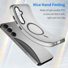 For Samsung Galaxy S24 FE 5G MagSafe Frosted Translucent TPU + PC Full Coverage Phone Case(Black) - 3