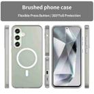 For Samsung Galaxy S24 FE 5G MagSafe Frosted Translucent TPU + PC Full Coverage Phone Case(White) - 2