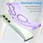 For Samsung Galaxy S24 FE 5G MagSafe Frosted Translucent TPU + PC Full Coverage Phone Case(Dark Purple) - 3