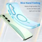 For Samsung Galaxy S24 FE 5G MagSafe Frosted Translucent TPU + PC Full Coverage Phone Case(Blue) - 3