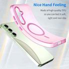 For Samsung Galaxy S24 FE 5G MagSafe Frosted Translucent TPU + PC Full Coverage Phone Case(Pink) - 3