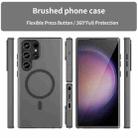 For Samsung Galaxy S23 Ultra 5G MagSafe Frosted Translucent TPU + PC Full Coverage Phone Case(Black) - 2