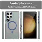 For Samsung Galaxy S23 Ultra 5G MagSafe Frosted Translucent TPU + PC Full Coverage Phone Case(Dark Blue) - 2