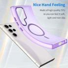 For Samsung Galaxy S23 Ultra 5G MagSafe Frosted Translucent TPU + PC Full Coverage Phone Case(Dark Purple) - 3