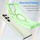For Samsung Galaxy S23 Ultra 5G MagSafe Frosted Translucent TPU + PC Full Coverage Phone Case(Green) - 3