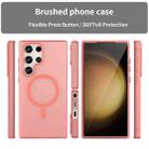 For Samsung Galaxy S23 Ultra 5G MagSafe Frosted Translucent TPU + PC Full Coverage Phone Case(Red) - 2