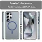 For Samsung Galaxy S25 Ultra MagSafe Frosted Translucent TPU + PC Full Coverage Phone Case(Dark Blue) - 2