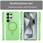 For Samsung Galaxy S25 Ultra MagSafe Frosted Translucent TPU + PC Full Coverage Phone Case(Green) - 2