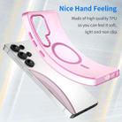 For Samsung Galaxy S25 Ultra MagSafe Frosted Translucent TPU + PC Full Coverage Phone Case(Pink) - 3
