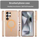 For Samsung Galaxy S25 Ultra MagSafe Frosted Translucent TPU + PC Full Coverage Phone Case(Orange) - 2