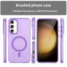 For Samsung Galaxy S23+ 5G MagSafe Frosted Translucent TPU + PC Full Coverage Phone Case(Dark Purple) - 2