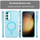 For Samsung Galaxy S23+ 5G MagSafe Frosted Translucent TPU + PC Full Coverage Phone Case(Blue) - 2