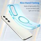 For Samsung Galaxy S23+ 5G MagSafe Frosted Translucent TPU + PC Full Coverage Phone Case(Blue) - 3