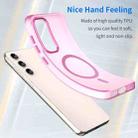 For Samsung Galaxy S23+ 5G MagSafe Frosted Translucent TPU + PC Full Coverage Phone Case(Pink) - 3