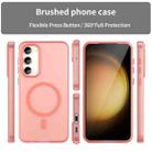 For Samsung Galaxy S23+ 5G MagSafe Frosted Translucent TPU + PC Full Coverage Phone Case(Red) - 2