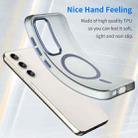 For Samsung Galaxy S23 5G MagSafe Frosted Translucent TPU + PC Full Coverage Phone Case(Dark Blue) - 3