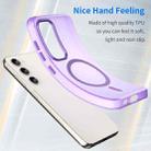 For Samsung Galaxy S23 5G MagSafe Frosted Translucent TPU + PC Full Coverage Phone Case(Dark Purple) - 3