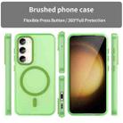 For Samsung Galaxy S23 5G MagSafe Frosted Translucent TPU + PC Full Coverage Phone Case(Green) - 2