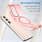 For Samsung Galaxy S23 5G MagSafe Frosted Translucent TPU + PC Full Coverage Phone Case(Red) - 3