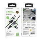 Borofone BU51 Settler 6 in 1 Charging Data Cable, Cable Length:2m(Black) - 3