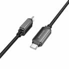 Borofone BU53 Meteor 1.2m 60W USB-C / Type-C to USB-C / Type-C Charging Data Cable(Black) - 1