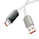 Borofone BU53 Meteor 1.2m 5A USB to USB-C / Type-C Charging Data Cable(Grey) - 2